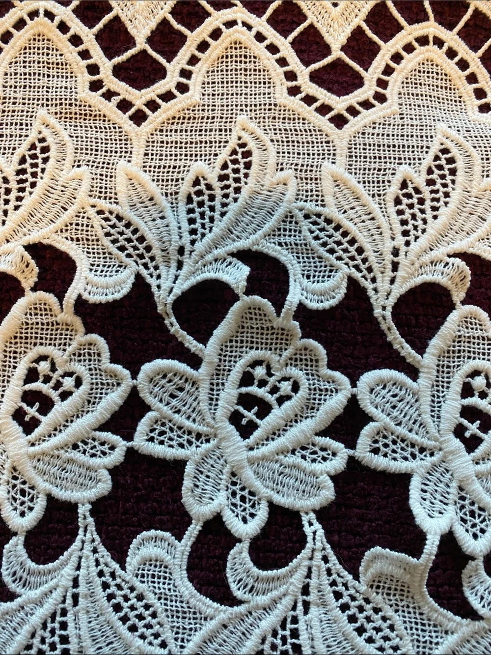 German Lace Valance Curtain